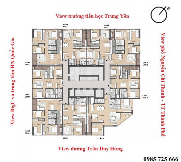 CHUNG CƯ HẠNG SANG 216 TRẦN DUY HƯNG - Ảnh chính